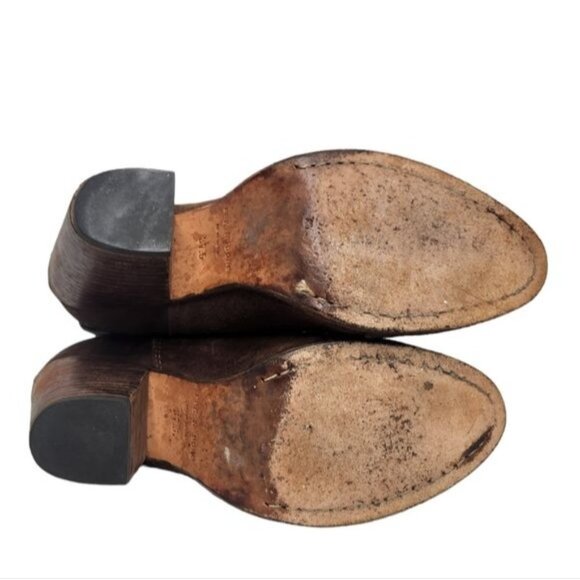 RAG & BONE Kinsey Brown Leather Ankle Boot - Picture 13 of 14